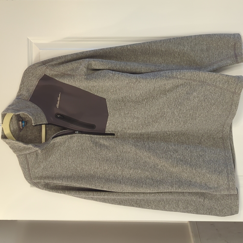 Eddie Bauer TALL large fleece quarter zip